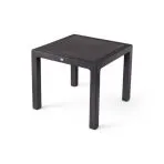 Rattan asztal 90x90cm barna