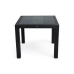 Rattan asztal 90x90cm antracit