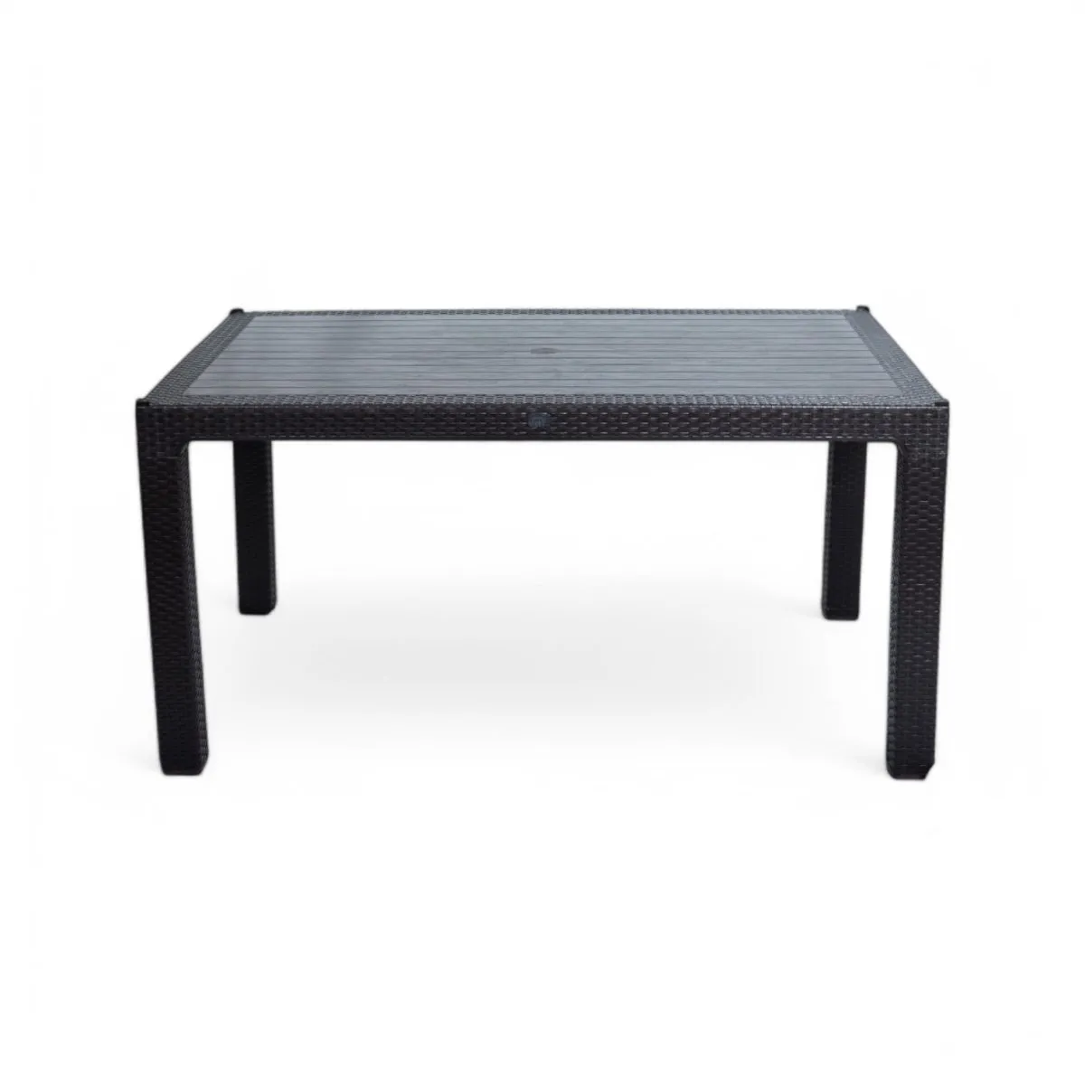 Rattan asztal 150x90cm antracit