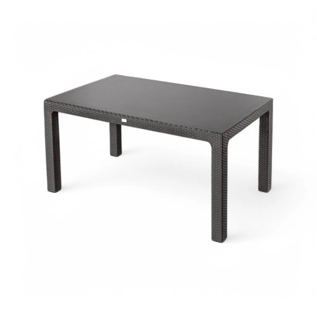 Bojta üveglapos asztal 150x90cm antracit