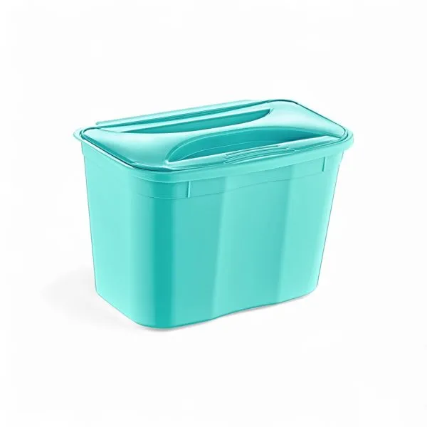AKASZTÓS SZEMETES + TETŐ 5 L