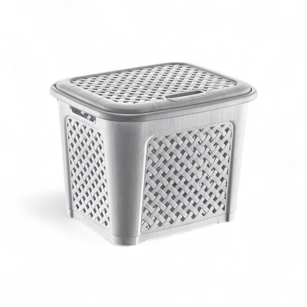 RATTAN HATÁSÚ MŰANYAG DOBOZ