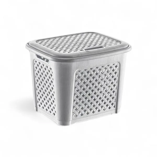 RATTAN HATÁSÚ MŰANYAG DOBOZ