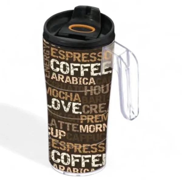 KÁVÉS UTAZÓ POHÁR 440 ML
