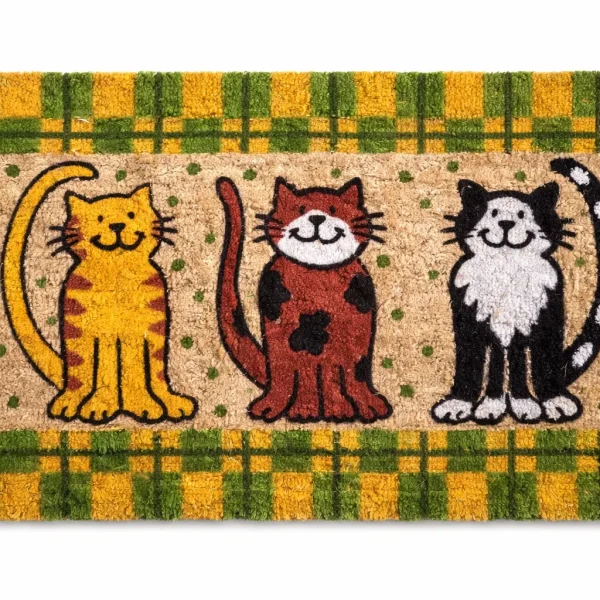 Lábtörlő három cica 60x40 cm